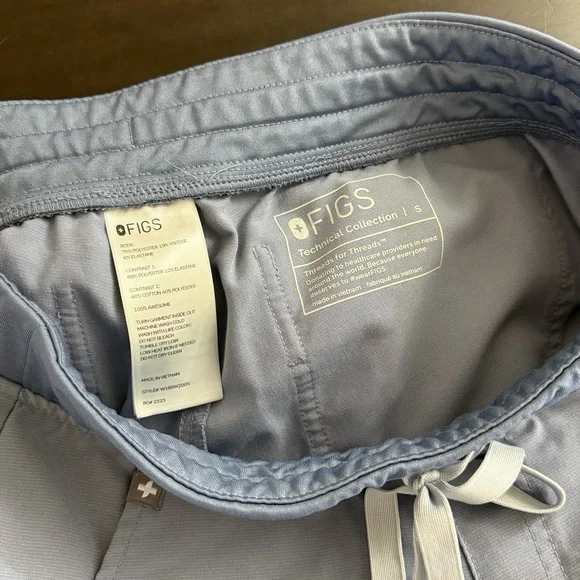 Figs Scrub Pants Limited Edition Vapor Blue size S - Picture 4 of 4